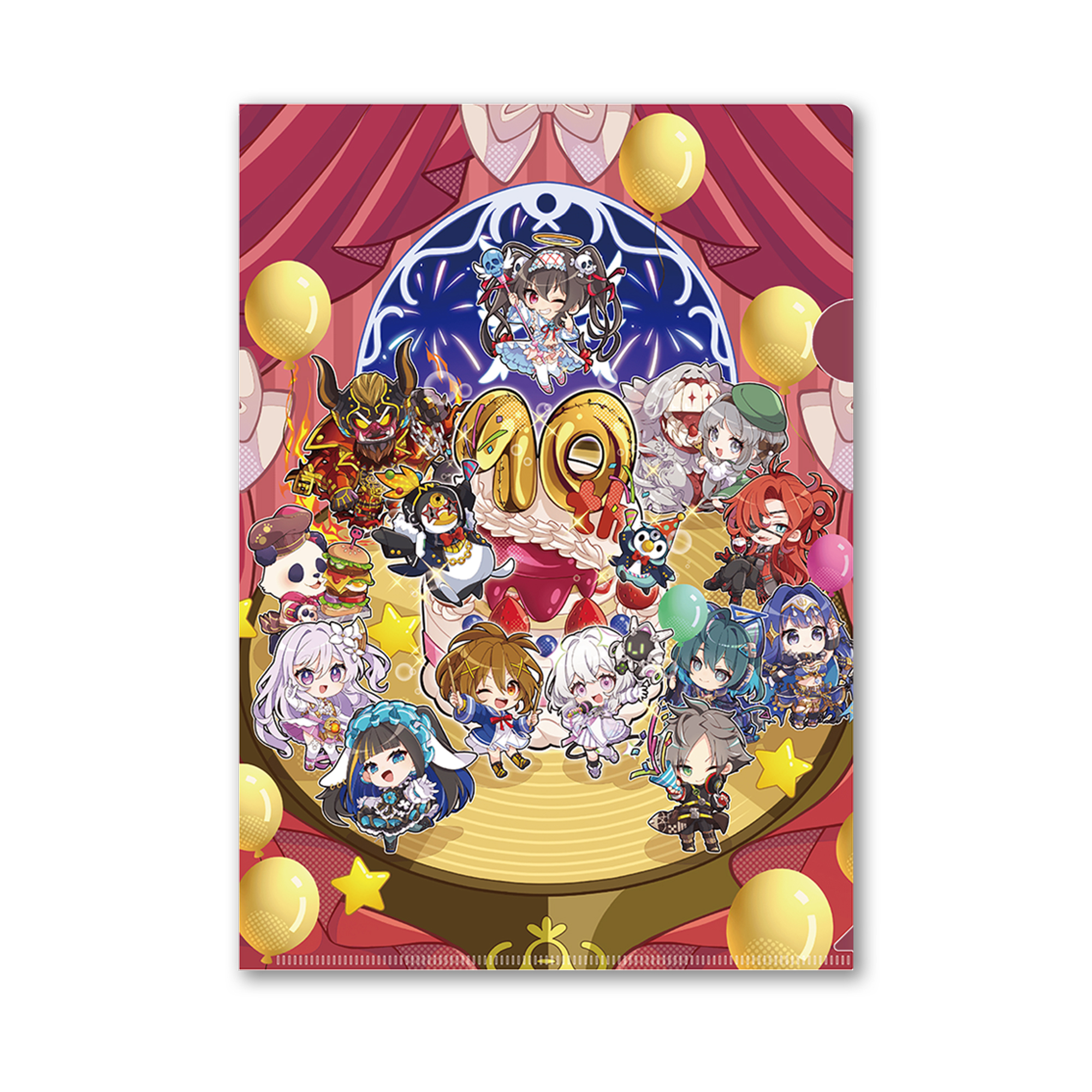 CHUNITHM10周年記念ビジュアル クリアファイル(全1種)