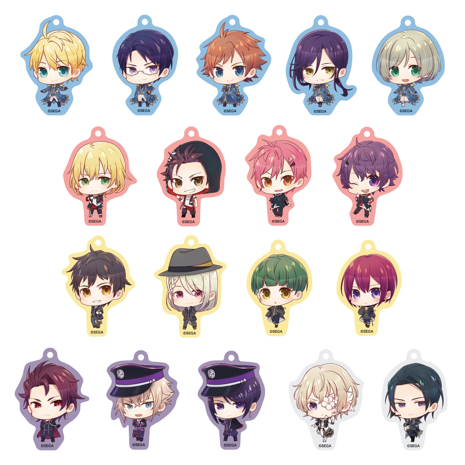 Readyyy! トレーディングアクリルキーホルダー全18種