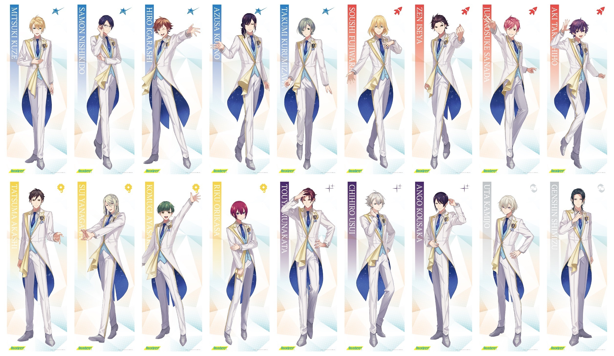 Readyyy! 3rd anniversary 撮り下ろしトレーディングポスター(全18種ランダム)